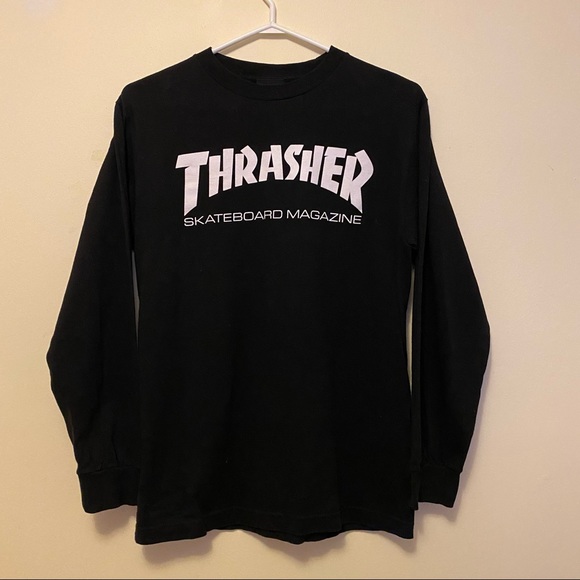 ✨NEW✨ Thrasher Long Sleeve Tee S - Picture 2 of 5